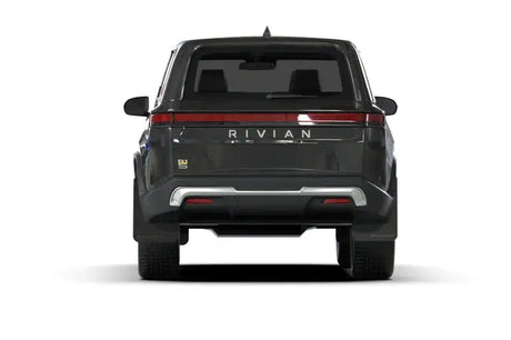 Rally Armor 2022 + Rivian R1S Black UR Mud Flap w/ Metallic Logo - Body & Protection