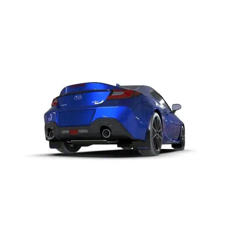 Rally Armor 2022 + Subaru BRZ / Toyota GR86 Black UR Mud Flap w/ Blue Logo - Body & Protection