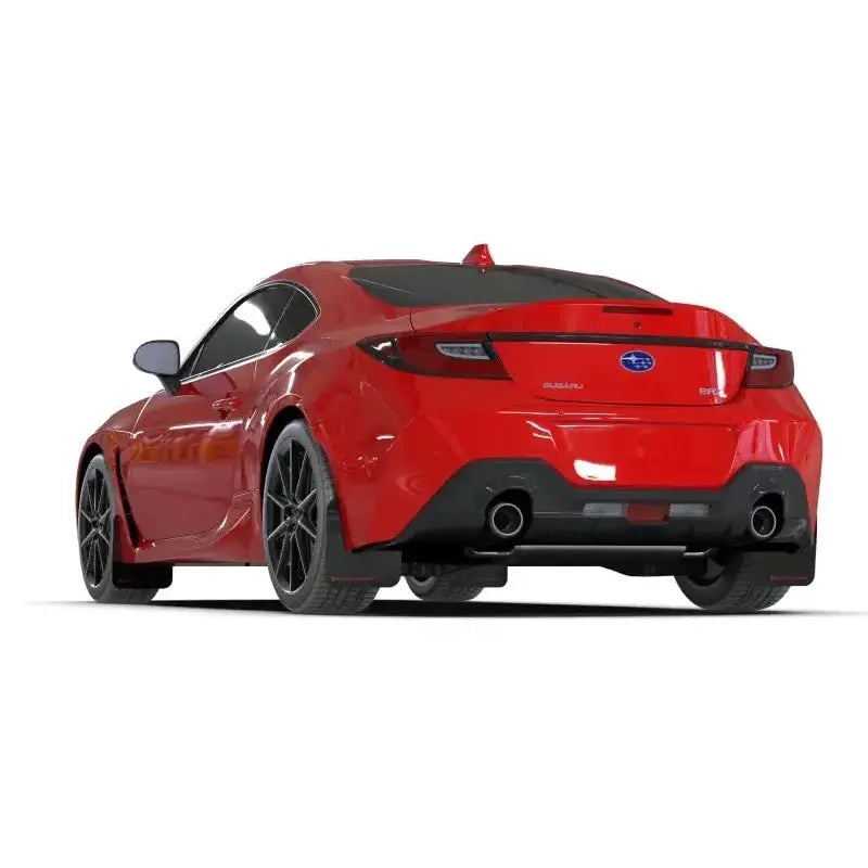 Rally Armor 2022 + Subaru BRZ / Toyota GR86 Black UR Mud Flap w/ White Logo - Body & Protection