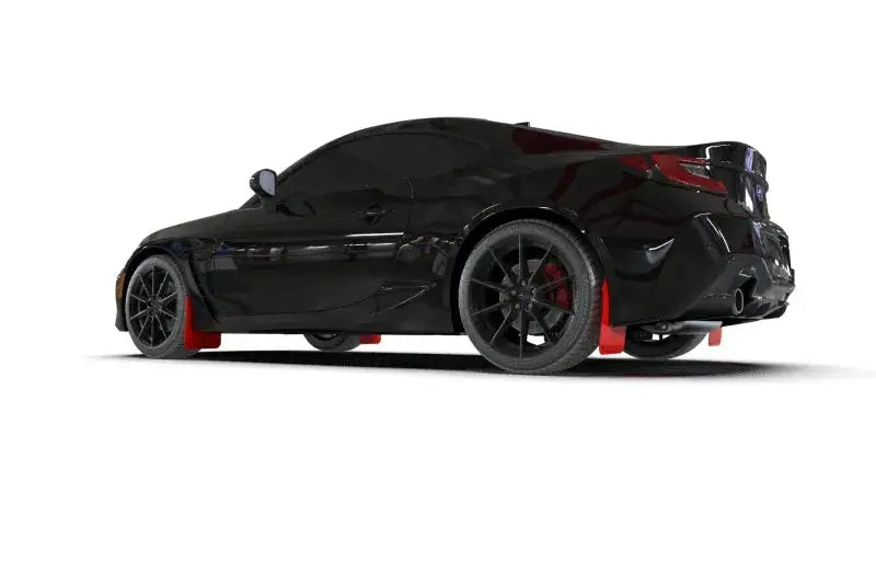 Rally Armor 2022 + Subaru BRZ / Toyota GR86 Red UR Mud Flap w/ Black Logo - Body & Protection