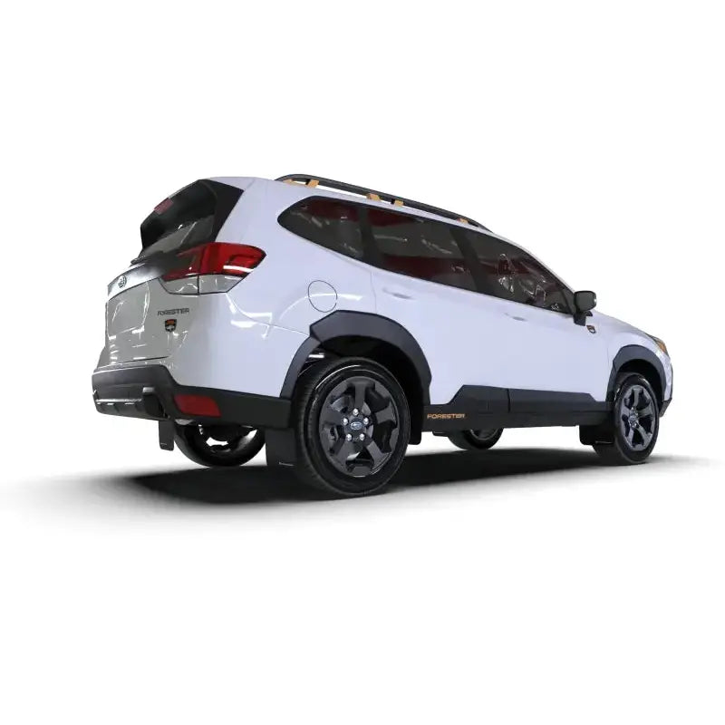 Rally Armor 2022 Subaru Forester (Incl. Wilderness) UR Black Mud Flap w/ White Logo - Truck & Automotive