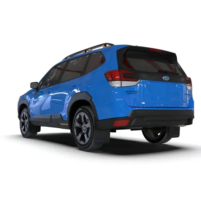 Rally Armor 2022 Subaru Forester (Incl. Wilderness) UR Black Mud Flap w/ White Logo - Truck & Automotive