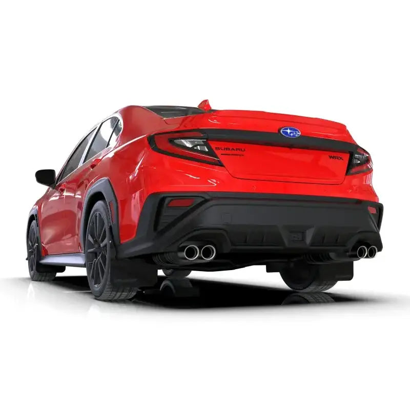 Rally Armor 2022 + Subaru WRX Black UR Mud Flap Altered Font Met. Blk Logo - Body & Protection