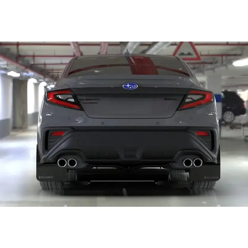 Rally Armor 2022 + Subaru WRX Black UR Mud Flap Altered Font Met. Blk Logo - Body & Protection