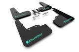 Rally Armor 2022 + Subaru WRX Black UR Mud Flap Altered Font Teal Logo - Body & Protection