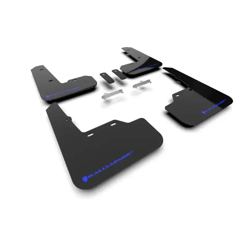 Rally Armor 2022 Subaru WRX Black UR Mud Flap w/ Blue Logo - Truck & Automotive