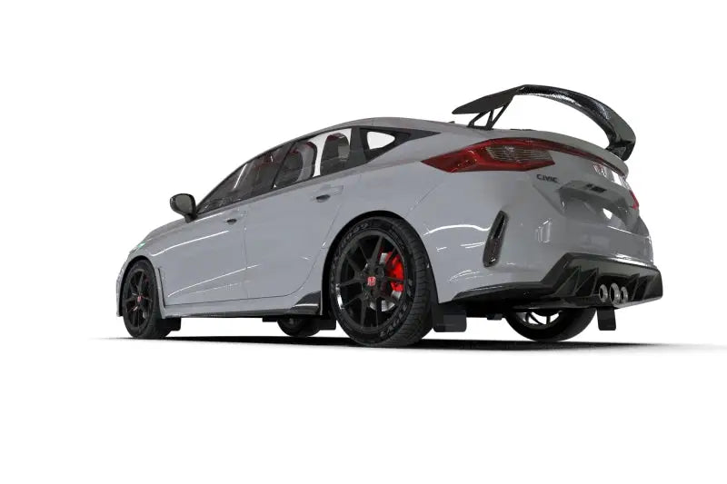 Rally Armor 2023 + Honda Civic Type R Black Mud Flap Grey Logo - Truck & Automotive