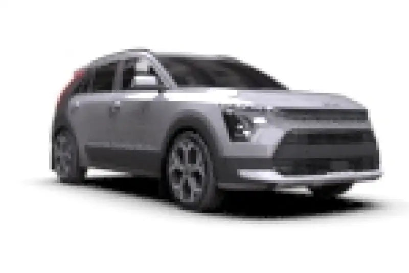 Rally Armor black UR mud flaps on 2019 Ford Escape in metallic gray with black accents