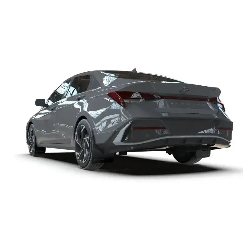 Rally Armor 2024 Hyundai Elantra N Line Black Mud Flap w/ Grey Logo - Body & Protection