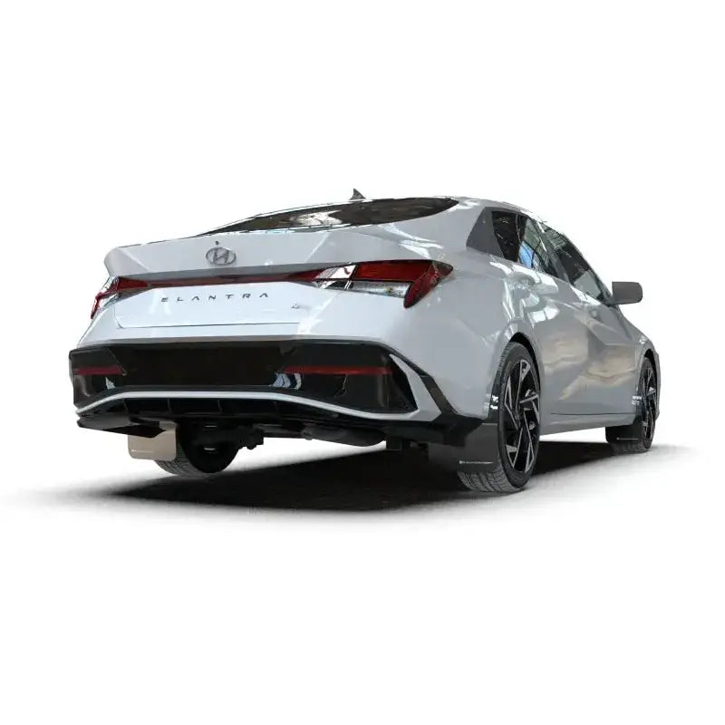 Rally Armor 2024 + Hyundai Elantra N Line Black Mud Flap w/ Red Logo - Body & Protection