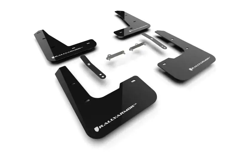 Rally Armor 2024 + Hyundai Elantra N Line Black Mud Flap w/ White Logo - Body & Protection