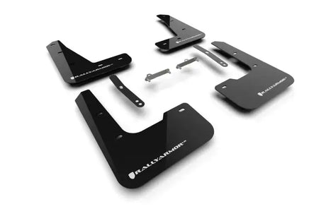 Rally Armor 2024 + Hyundai Elantra N Line Black Mud Flap w/ White Logo - Body & Protection