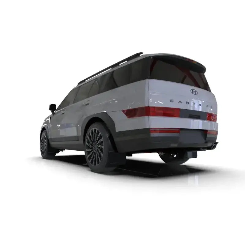 Rally Armor 2024 + Hyundai Santa Fe Black Mud Flap w/ Dark Grey Logo - Body & Protection