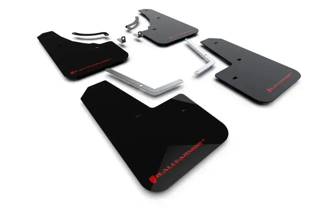 Rally Armor - 2024 Mazda CX-50 Black UR Mud Flap W/Red Logo (Will Not Fit CX-5) - Body & Protection