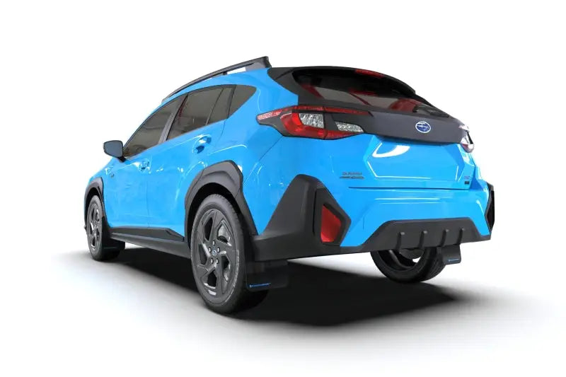 Rally Armor 2024 Subaru Crosstrek Black UR Mud Flap Red Logo - Truck & Automotive