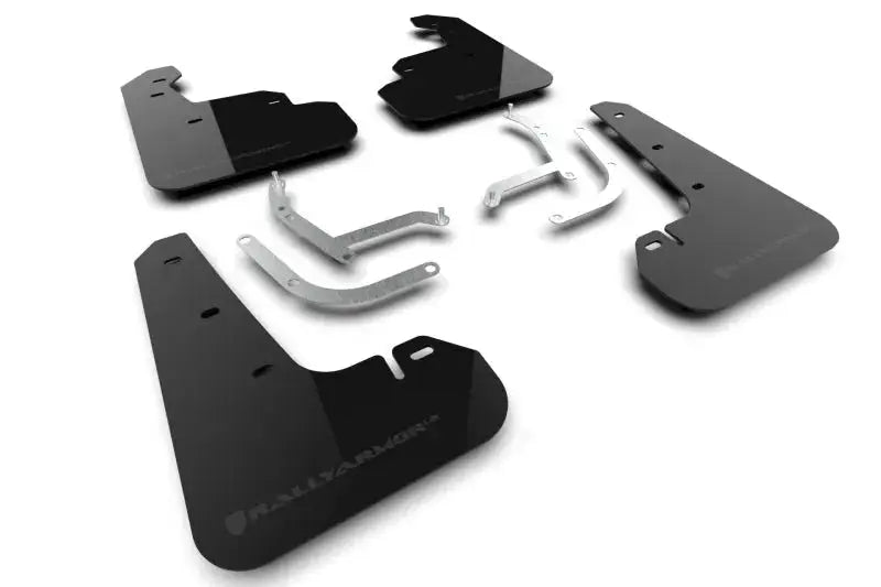 Rally Armor 2024 Subaru Impreza Black UR Mud Flap w/ Grey Logo - Body & Protection