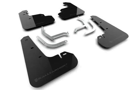 Rally Armor 2024 Subaru Impreza Black UR Mud Flap w/ Grey Logo - Body & Protection