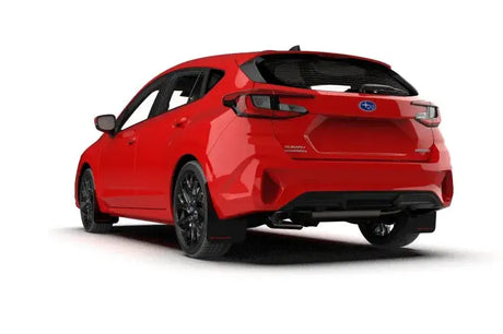 Rally Armor 2024 Subaru Impreza Black UR Mud Flap w/ Red Logo - Body & Protection