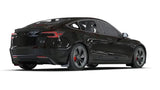 Rally Armor 2024 Tesla Model 3 Highland Black UR Mud Flap Metallic Logo - Body & Protection