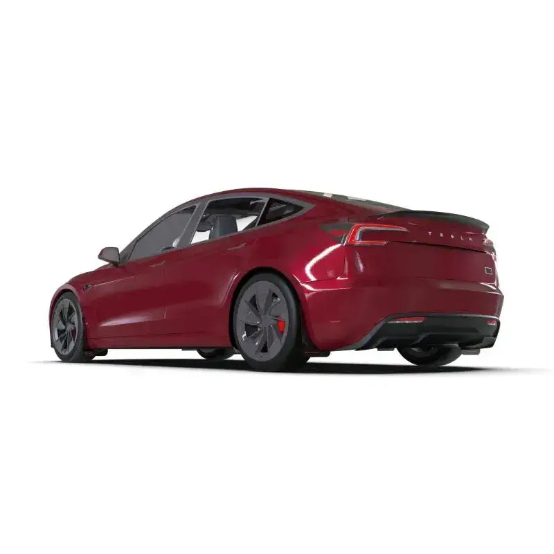 Rally Armor 2024 Tesla Model 3 Highland Black UR Mud Flap Metallic Logo - Body & Protection