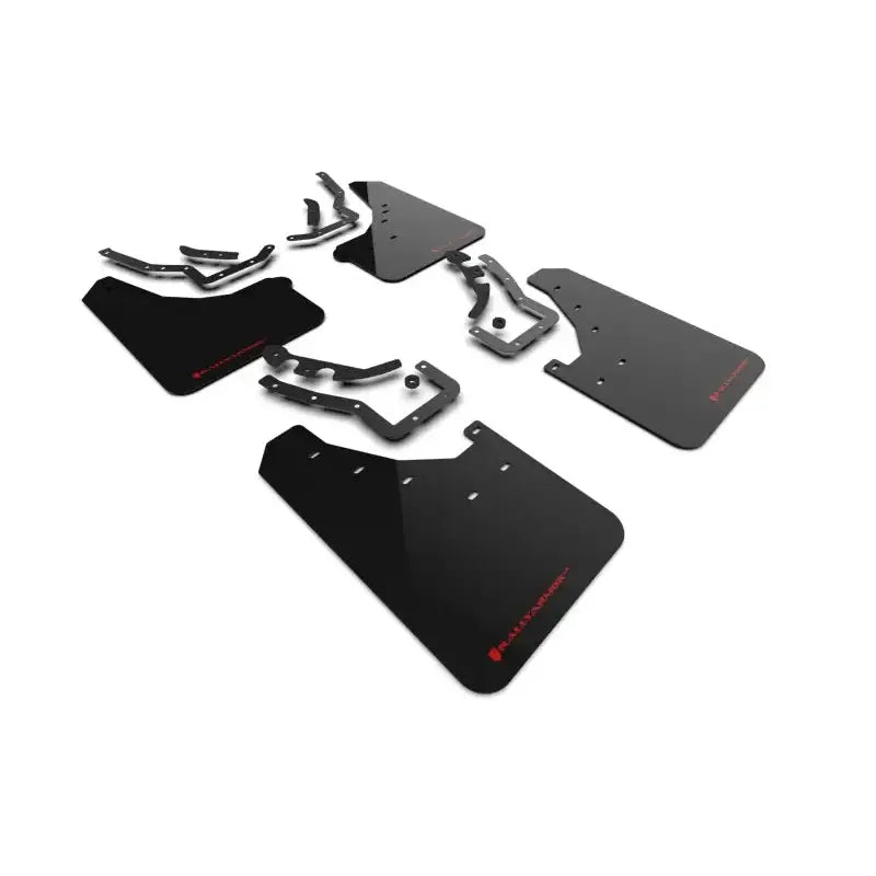 Rally Armor 2024 Toyota Tacoma Gen 4 Black UR Mud Flap w/Red Logo - Body & Protection
