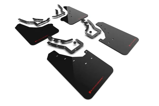 Rally Armor 2024 Toyota Tacoma Gen 4 Black UR Mud Flap w/Red Logo - Body & Protection
