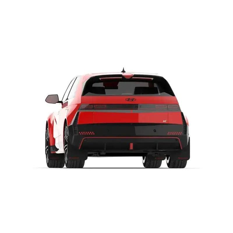 Rally Armor 2025 + Hyundai Ioniq 5 N Black Mud Flap w/ Metallic Logo - Body & Protection