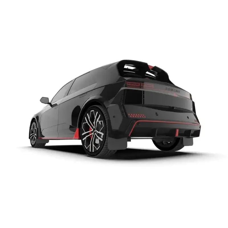 Rally Armor 2025 + Hyundai Ioniq 5 N Black Mud Flap w/ Metallic Logo - Body & Protection