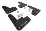 Rally Armor 21-23 Ford Mustang Mach-E Black Mud Flap w/ White Logo - Body & Protection