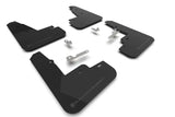 Rally Armor 21-24 Ford Mustang Mach-E/GT/Rally Black UR Mud Flap w/Dark Grey Logo - Body & Protection