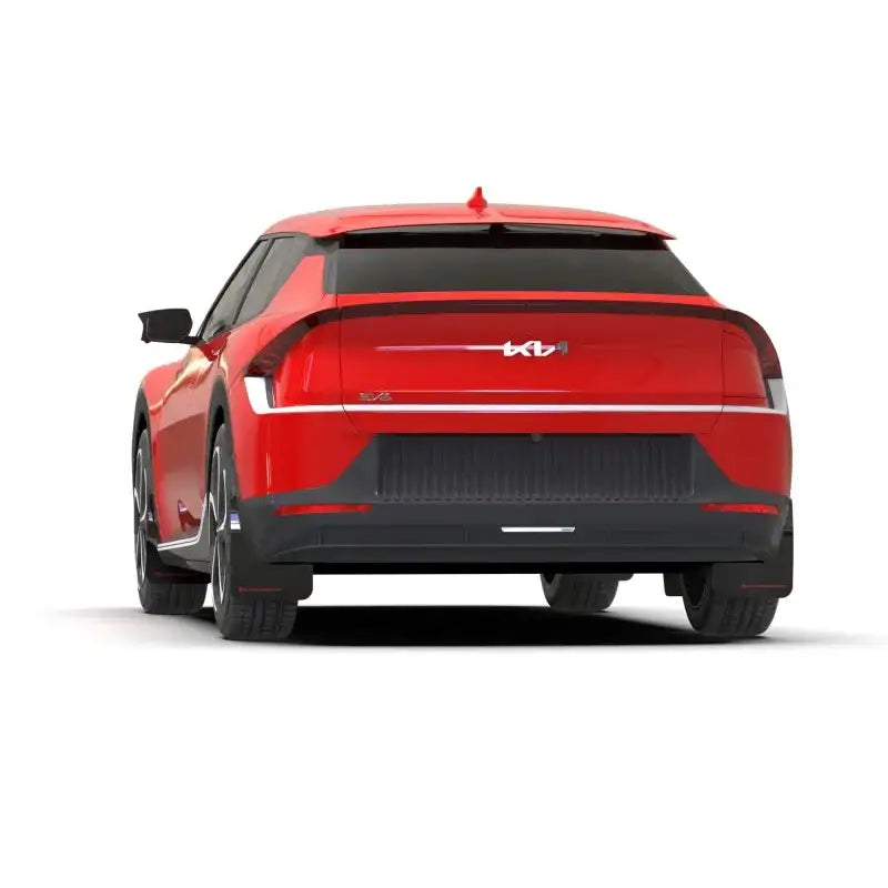 Rally Armor 22-23 Kia EV6 Black UR Mud Flap Dark Grey Logo - Truck & Automotive