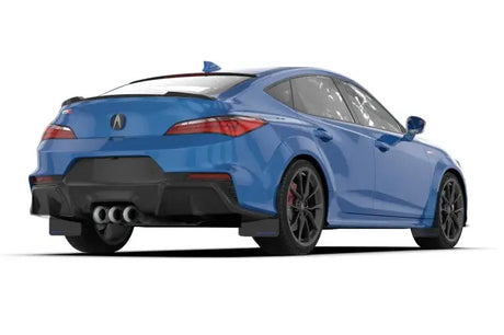 Rally Armor 23-24 Acura Integra + A-Spec Black UR Mud Flap W/Red Logo (No Drilling Req.) - Body & Protection