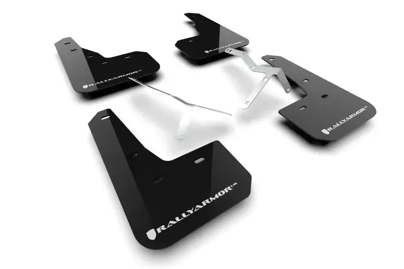 Rally Armor 23-24 Acura Integra + A-Spec Black UR Mud Flap W/White Logo (No Drilling Req.) - Body & Protection