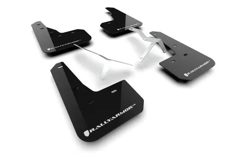 Rally Armor 23-24 Acura Integra + A-Spec Black UR Mud Flap W/White Logo (No Drilling Req.) - Body & Protection