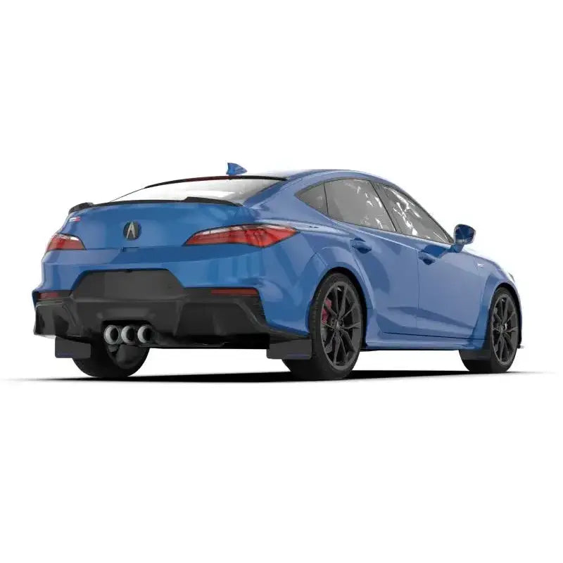 Rally Armor 23-24 Acura Integra + A-Spec Black UR Mud Flap W/Dark Grey Logo (No Drill Req) - Body & Protection