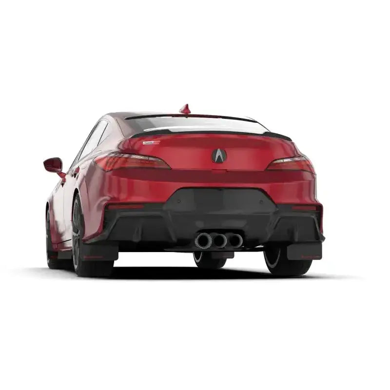 Rally Armor 23-24 Acura Integra + A-Spec Black UR Mud Flap W/Dark Grey Logo (No Drill Req) - Body & Protection