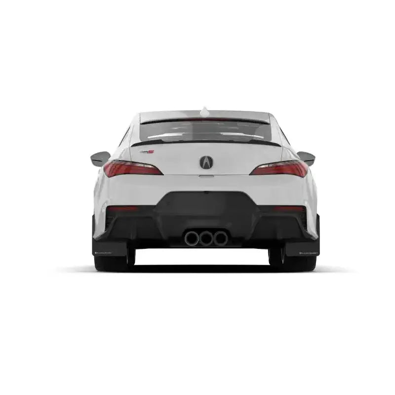 Rally Armor 23-24 Acura Integra + A-Spec Black UR Mud Flap W/Red Logo (No Drilling Req.) - Body & Protection