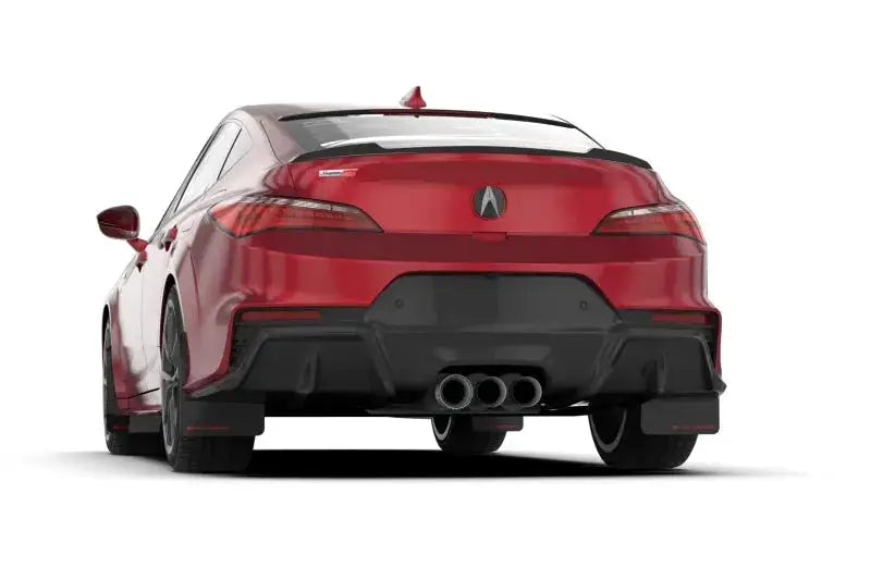 Rally Armor 23-24 Acura Integra Type S Black Mud Flap w/ White Logo - Body & Protection
