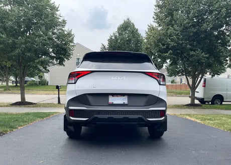 Rally Armor 23-24 Kia Sportage Black UR Mud Flap w/ Dark Grey Logo - Body & Protection