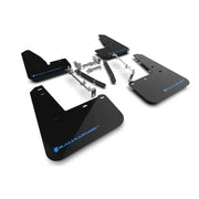 Rally Armor 23-24 Toyota GR Corolla Black Mud Flap w/ Light Blue Logo - RV and Auto Parts