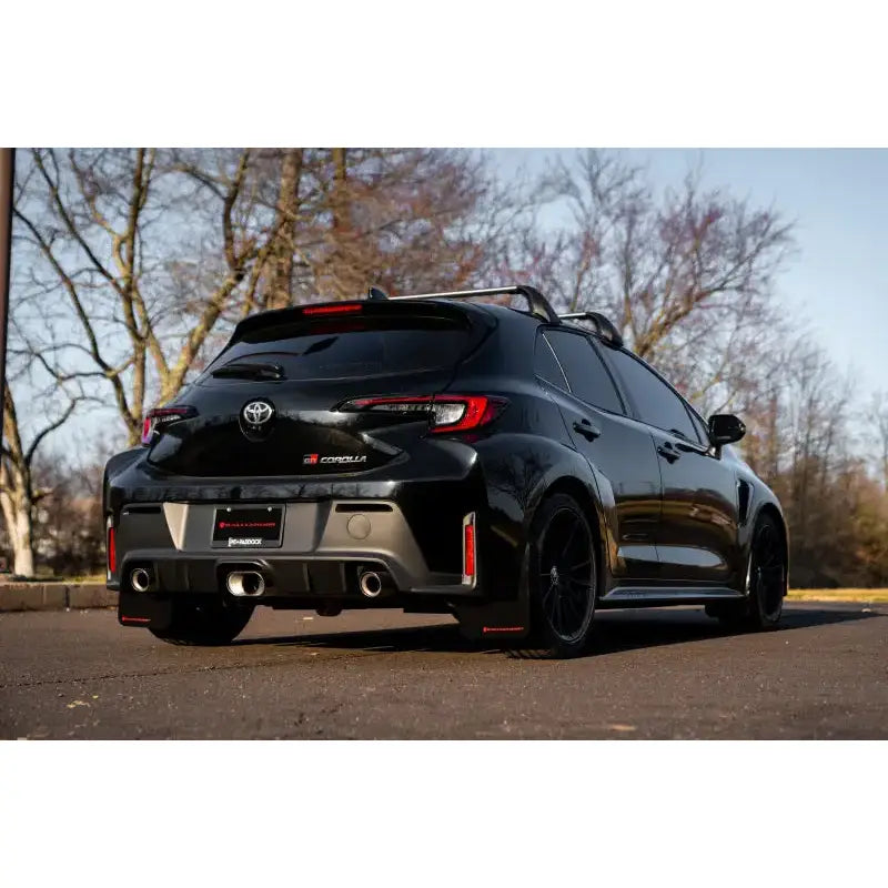 Rally Armor 23-24 Toyota GR Corolla Black Mud Flap w/ Light Blue Logo - RV and Auto Parts