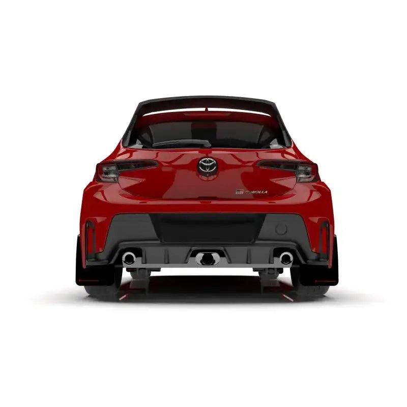 Rally Armor 23-24 Toyota GR Corolla Black Mud Flap w/ Light Blue Logo - RV and Auto Parts