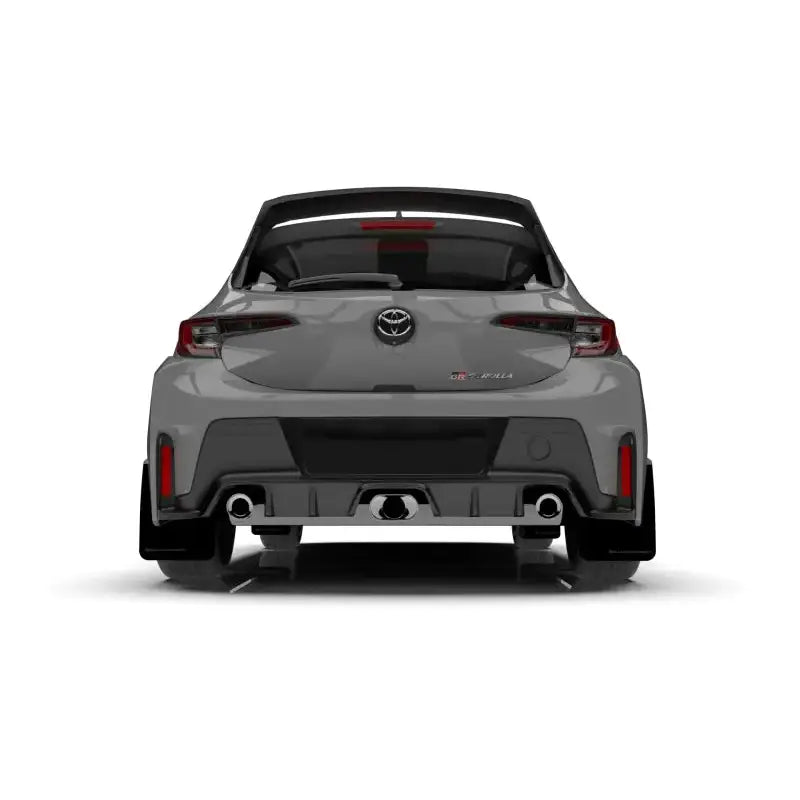 Rally Armor 23-24 Toyota GR Corolla Black Mud Flap w/ Light Blue Logo - RV and Auto Parts