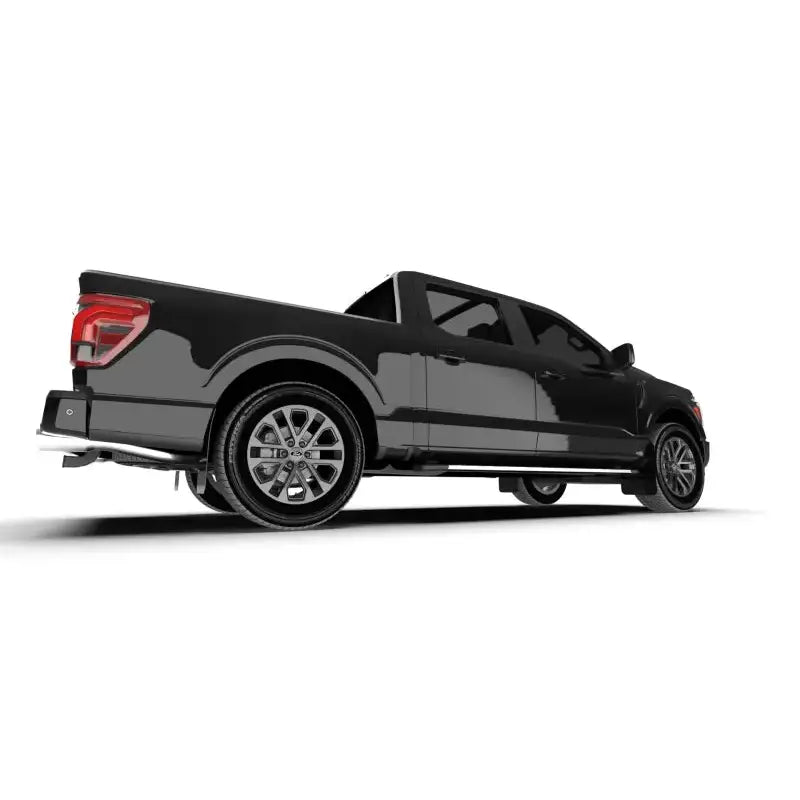 Rally Armor 21-24 Ford F-150 (Excl. Raptor) Black UR Mud Flap w/White Logo - Rally Armor
