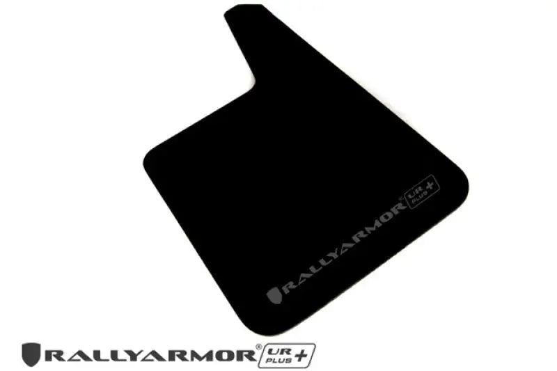 Rally Armor Rally Armor Larger Universal fitment (No Hardware) UR Plus Black Mud Flap w/ Grey Logo
