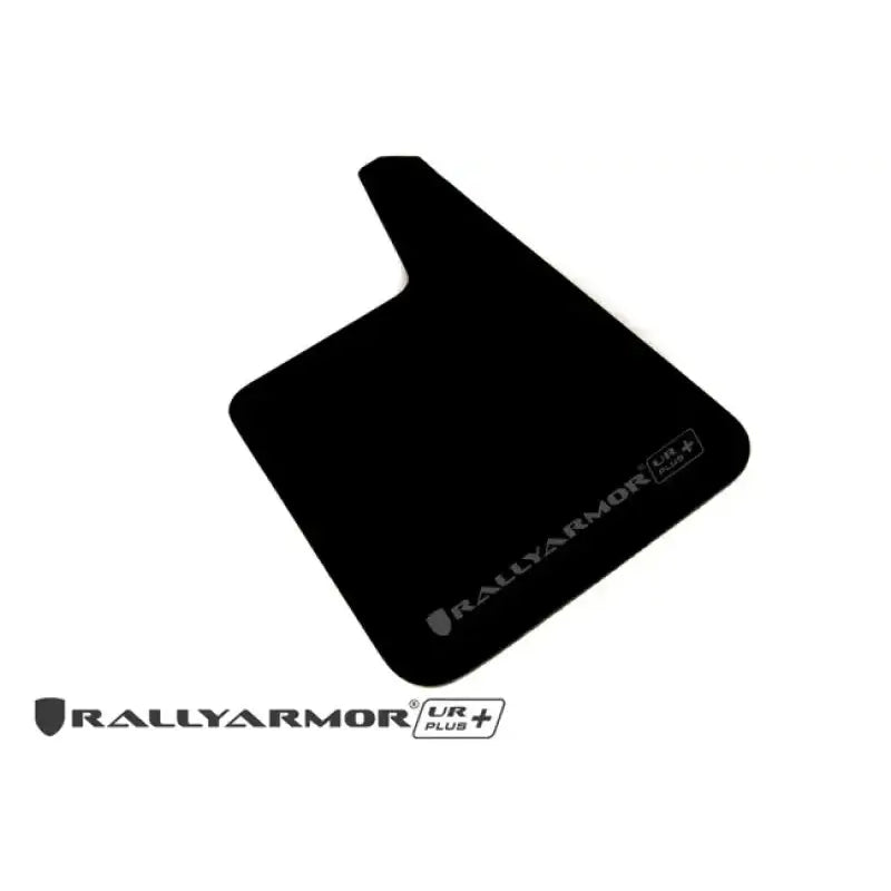 Rally Armor Rally Armor Larger Universal fitment (No Hardware) UR Plus Black Mud Flap w/ Grey Logo
