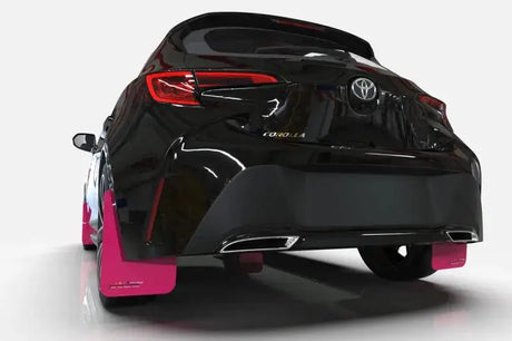 Rally Armor Universal Fit (No Hardware/Mounting Holes) Pink Mud Flap BCE Logo - Body & Protection