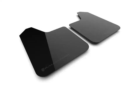 Rally Armor Universal UR Black Mud Flap w/ Metallic Logo - Pair - Body & Protection