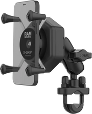 RAM-B-149Z-A-UN7-462 Ram X-Grip Vibe-Safe Phone Mount With U-Bolt Base Short - RV and Auto Parts