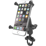 RAM-B-149Z-UN10U Handlebar Rail Mount W/U Bolt Base & X Grip Large Cradle